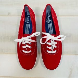 NWOT Keds Champion Original Red Sneakers 8.5